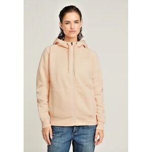 G-Star Raw Women Size XS Premium Core 2.1 Hooded Zip Thru L/S Sweater ColorLinen